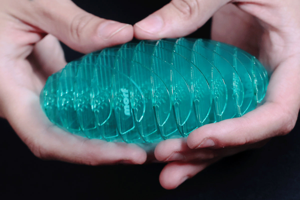 Morf Fidget Worm Blue Small