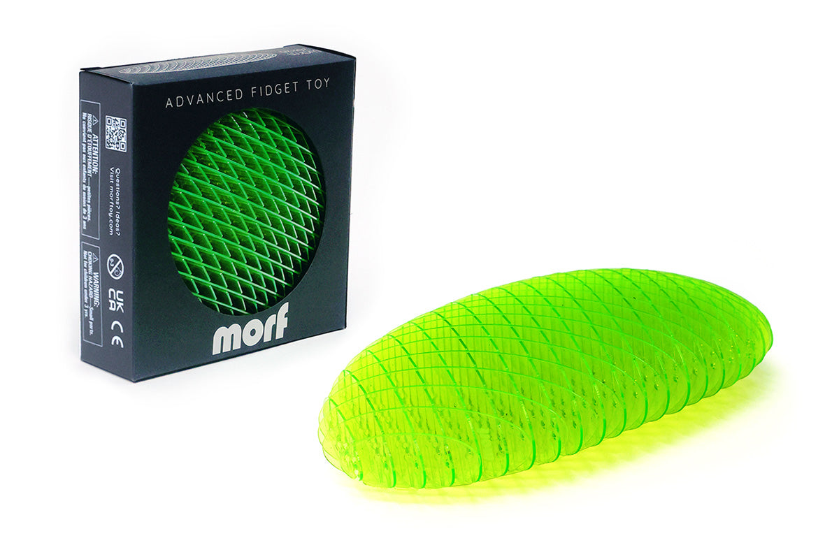 green big morf worm toy